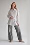 White Waist Pocket Shirt with Rope Detail - 2