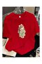 Women's Cute Girl Printed Oversized T-Shirt