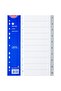 Bookmark Pp 1-10 Numbered Organizer A4 Size 11 Holes 1 Piece Durable - 4