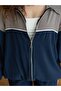 Women's Casual Stylish Sports Set Oversized Zippered Comfortable Fit Tracksuit Set - 4