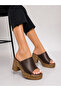 Trendy Women's Strappy Platform Heel Slippers