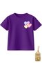 Girls' T-Shirt Set - Girls' Printed Short Sleeve Cotton Anti-Sweat 4-Piece T-Shirt Set (Ages 6-9) - 2