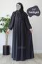 Meva Pleated Ferace Shawl Gift Set Smoked