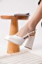White Women's Heeled Shoes Tr12My05B - 3