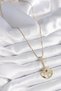 316L Steel Gold Color Zircon Stone Star Model Women's Necklace - 2