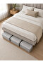 Storage Bag Set with Zipper, Quilt Blanket Clothing Storage Bag, under Bed Closet Organizer, 3-Piece Set - 5