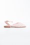 Aria Women's Lace Detailed Ankle Strap Ballerina Sandals - 4