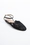Aria Women's Lace Detailed Ankle Strap Ballerina Sandals - 3