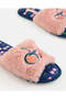 Women Pink Embordered Slippers - 4