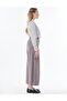 Wide Leg Cotton Linen Trousers Dark Mink - 6