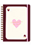 2026-2027 A5 Academic Agenda Spiral Bound 15X21 cm - 16 Months - Heart with Motivational Pages - 3