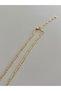 Gold Color Geometric Bar Chain Necklace – Minimal Stainless Steel Everyday Necklace - 2