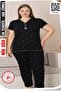 Natural Viscose Mother Model Women's Short Sleeve Pajama Set - 2