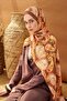 Riva Shawl Tencel Paisley Brown - 2