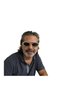 Beige Vintage Retro Sunglasses, Bone Color Unisex Sunglasses - 5