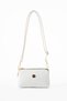 Viatox Vs 1444 Women's Faux Leather 3-Compartment Metal Zipper Crossbody Small Shoulder Bag White - 3