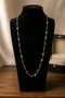 Luxurious Zircon Stone Figured Flashy Y Necklace - 2