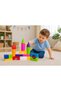 SET CUBURI DE CONSTRUCȚIE MULTICOLORE - 18 piese - educativ - plastic - 4