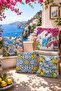 Lemon Coast Patterned 4-Piece Throw Pillow Cover Set - 2