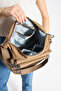 Water Resistant Ultra Light Multi-Compartment Women's Crossbody Messenger Bag and Shoulder Bag - 4