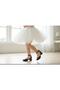 Silvery Girls' High-Heeled Shoes. - 2