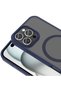 iPhone 16 Pro Case Magsafe Supported Camera Raised Silicone Matte Anti-Fingerprint Tkng - 2