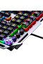 لوحة مفاتيح الألعاب الميكانيكية QUADRO TRON X100 Q التركية USB RGB - 4