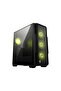 Msi mag forge 340r airflow tempered glass 4x120mm argb fan atx gaming case
