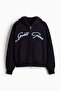 Oversized Fit Zip-through hoodie - 6