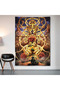 Buddha Record of Ragnarok Wall Cloth Wall Tapestry First Quality Satin Fabric Poster