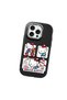 iPhone 15 Pro Max Compatible Case Camera Protector Black Silicone Couple Phone Case with Kitty Pattern - 3