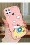 Realme C25Y Compatible Case Camera Protector Pink Silicone Couple Phone Case Kitty Pattern