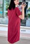 Zippered Washable Cotton Fabric Dress 6Y343 - 2