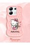 Redmi Note 13 4g Compatible Case with Camera Protector Pink Silicone Couple Phone Case Kitty Pattern - 2