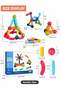 Magnetic Building Blocks 32 Pieces | STEM Construction Stick Toy For Kids | DIY Assembling Magnetic Sticks Set For Boys Girls Learning And Creativity - 7
