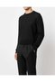Italian Style Men's Cycling Collar Knitwear Sweater Black T13138