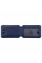 Magsafe Compatible Magnetic Foldable Navy Blue Leather Wallet and Card Holder - 2