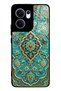 Oppo Reno 13F Turquoise Ottoman Jewel Design Glossy Phone Case