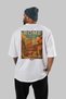 Rome Italy 2 White Oversize Country City Back Printed Unisex T-Shirt 100% Cotton Premium - 4