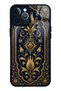 iPhone 12 Pro Max Sapphire Ottoman Gold Design Glossy Phone Case