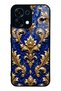 Oppo A6 Pro Royal Sapphire Baroque Design Glossy Phone Case