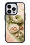 iPhone 14 Pro Sakura Matcha Mochi Design Glossy Phone Case