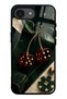 iPhone 16E Emerald Casino Cherry Design Glossy Phone Case