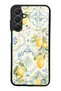 Samsung A25 Azure Lemon Garden Design Glossy Phone Case
