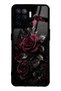 Oppo Reno 5 Lite Obsidian Burgundy Roses Design Glossy Phone Case