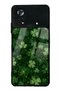 Xiaomi Poco X4 Pro Emerald Lucky Clover Design Glossy Phone Case
