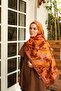 Petra Abstract Floral Pattern Shawl - 3