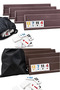 3-Piece Game Set Backgammon Okey Set and Playing Cards - 3