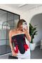 Women's Viral Ribbon Detailed Corset Blouse - 3