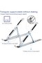 Adjustable Laptop Stand for Desk - Foldable & Portable Laptop Riser with Ventilated Cooling, Ergonomic Design for MacBook Pro/Air, Dell, HP, Sony, Notebooks - Lightweight, Durable & Space-Saving - 3